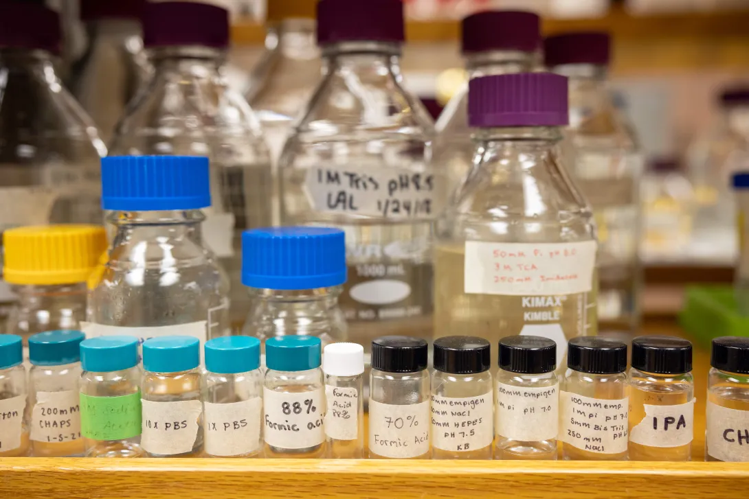 Sample from a chemistry lab.