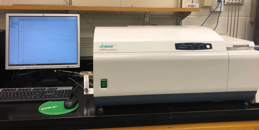 Image of the Jasco J-815 CD Spectrometer