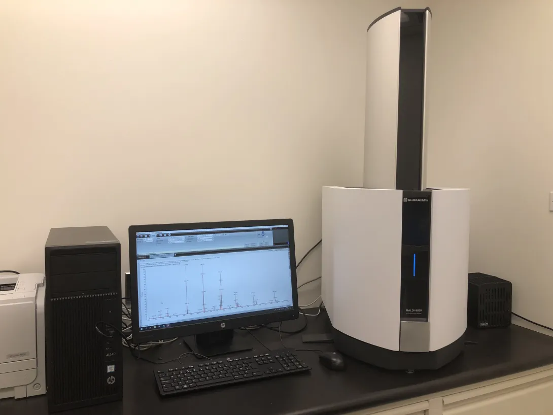 Shimadzu Benchtop MALDI-TOF 8020 spectrometer